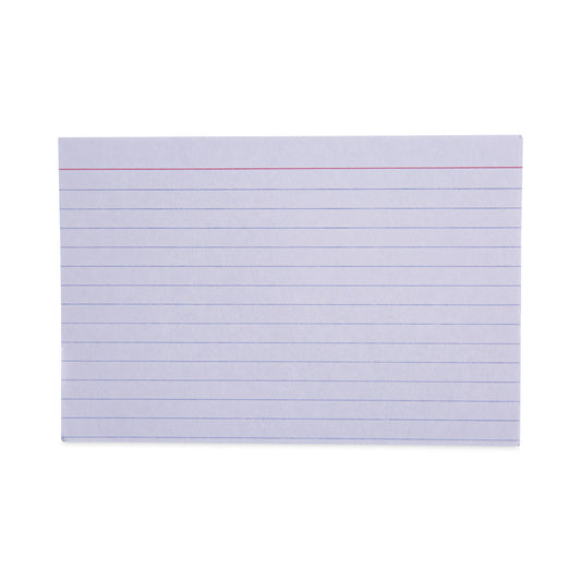 Universal Ruled Index Cards, 4 x 6, White, 100/Pack (47230)