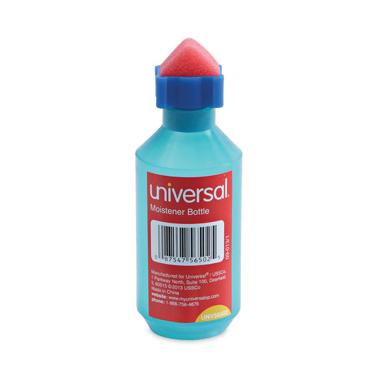 Universal Squeeze Bottle Moistener, 2 oz, Blue (56502)