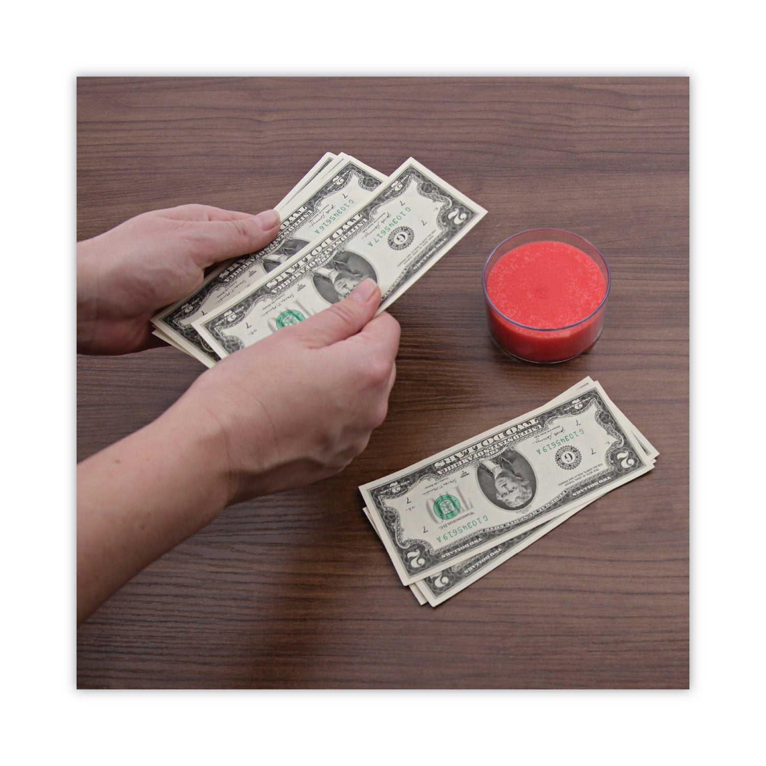 Universal Sponge Cup Moistener, 3" Diameter, Clear (56503)