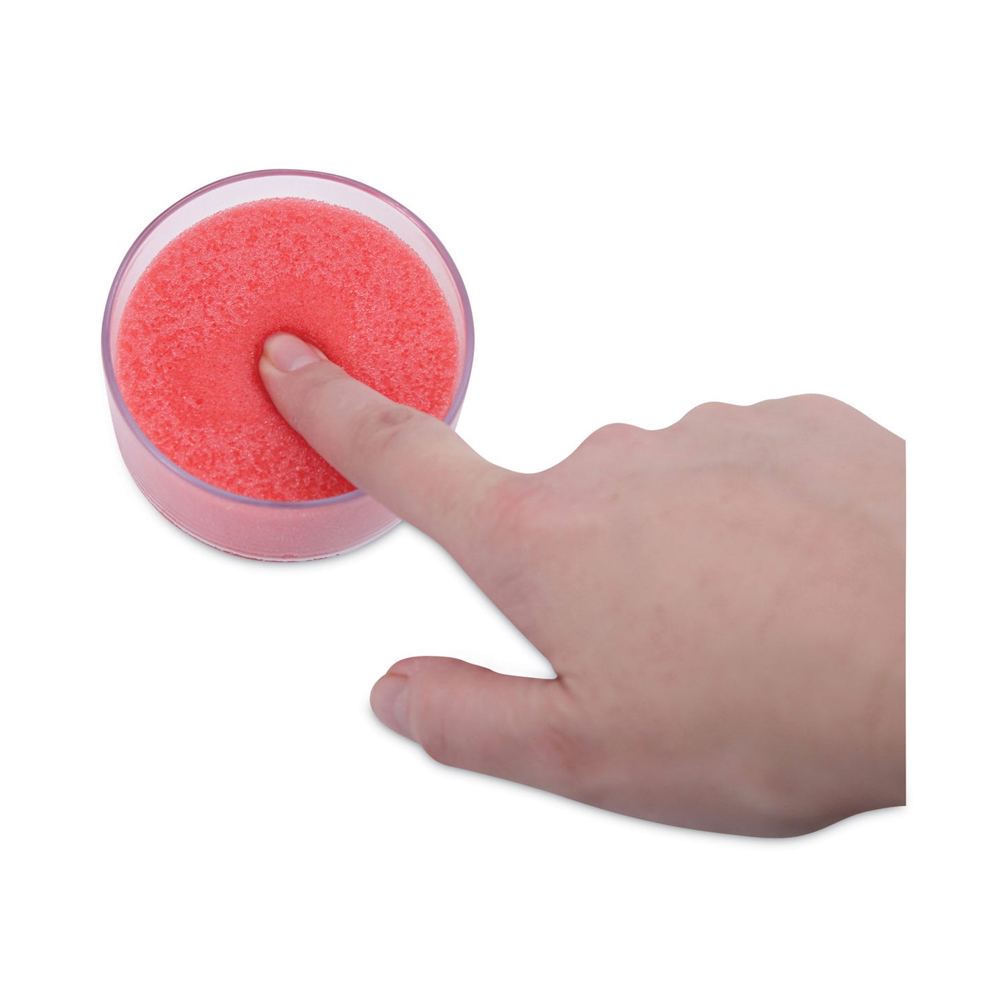 Universal Sponge Cup Moistener, 3" Diameter, Clear (56503)