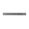 Universal Stainless Steel Ruler with Cork Back and Hanging Hole, Standard/Metric, 12" Long (59023)