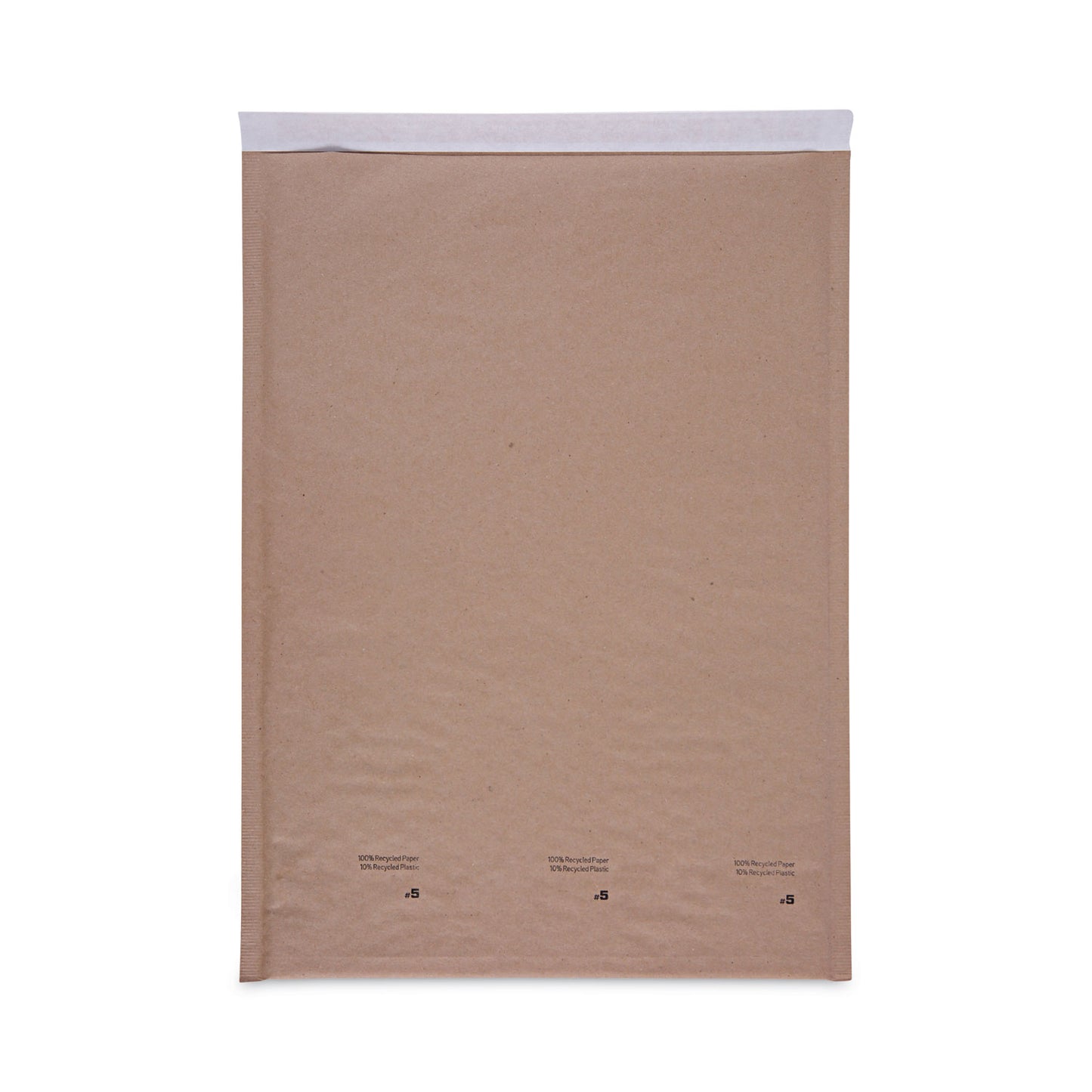 Universal Natural Self-Seal Cushioned Mailer, #5, Barrier Bubble Air Cell Cushion, Self-Adhesive Closure, 10.5 x 16, Kraft, 80/Carton (62264)