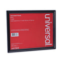 Universal All Purpose Document Frame, 8.5 x 11 Insert, Black, 3/Pack (76848)