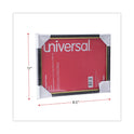 Universal All Purpose Document Frame, 8.5 x 11 Insert, Black/Gold, 3/Pack (76849)