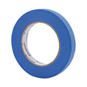 Universal Premium Blue Masking Tape with UV Resistance, 3" Core, 18 mm x 54.8 m, Blue, 2/Pack (PT14019)