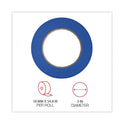 Universal Premium Blue Masking Tape with UV Resistance, 3" Core, 18 mm x 54.8 m, Blue, 2/Pack (PT14019)