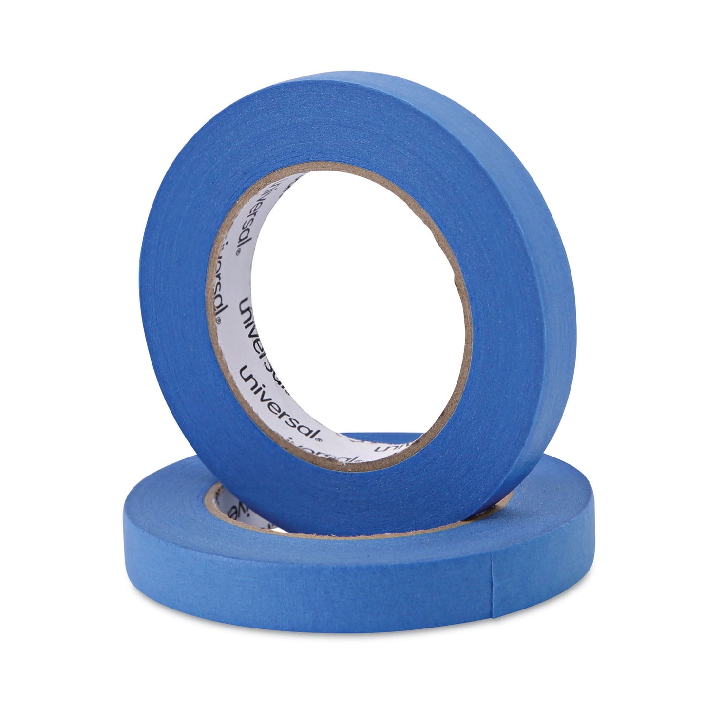 Universal Premium Blue Masking Tape with UV Resistance, 3" Core, 18 mm x 54.8 m, Blue, 2/Pack (PT14019)