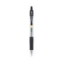 Pilot G2 Premium Gel Pen Convenience Pack, Retractable, Extra-Fine 0.38 mm, Black Ink, Smoke/Black Barrel, Dozen (31277)