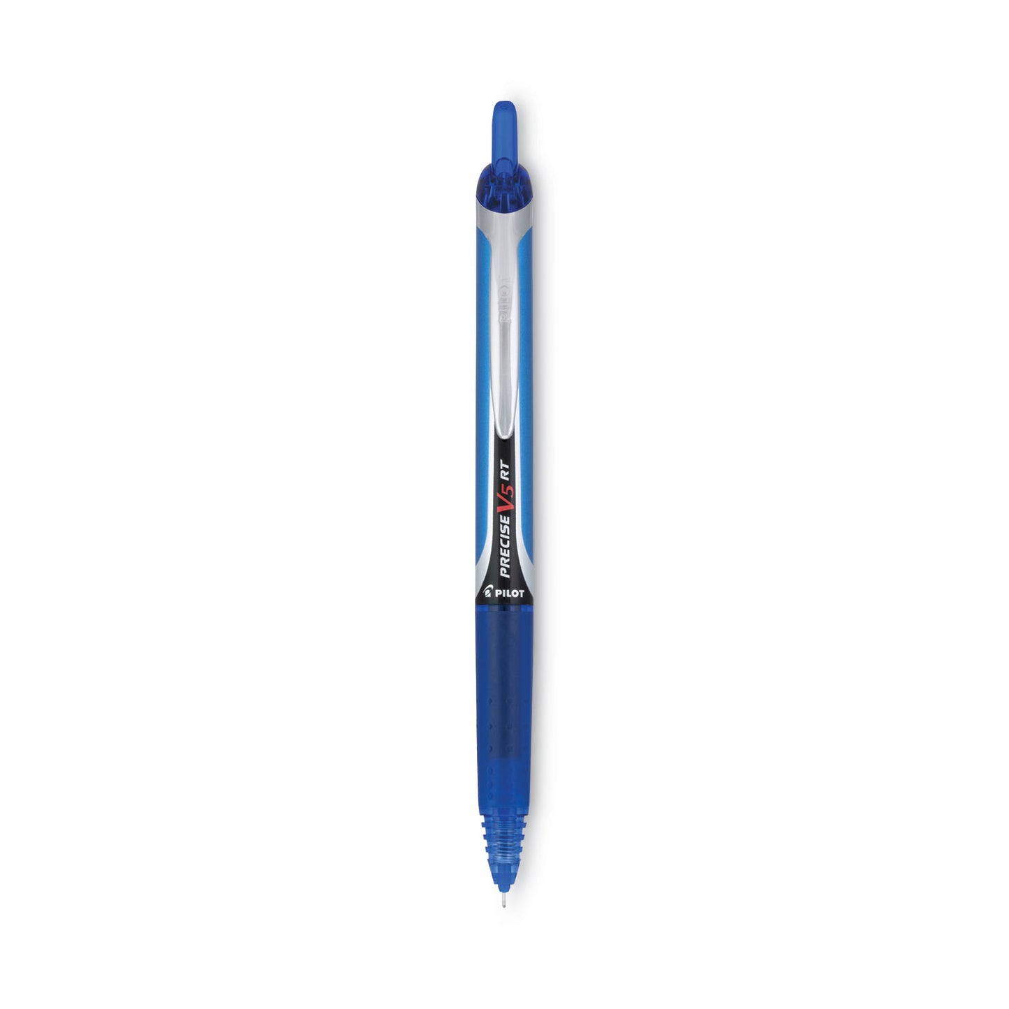 Pilot Precise V5RT Roller Ball Pen, Retractable, Extra-Fine 0.5 mm, Blue Ink, Blue Barrel (26063)