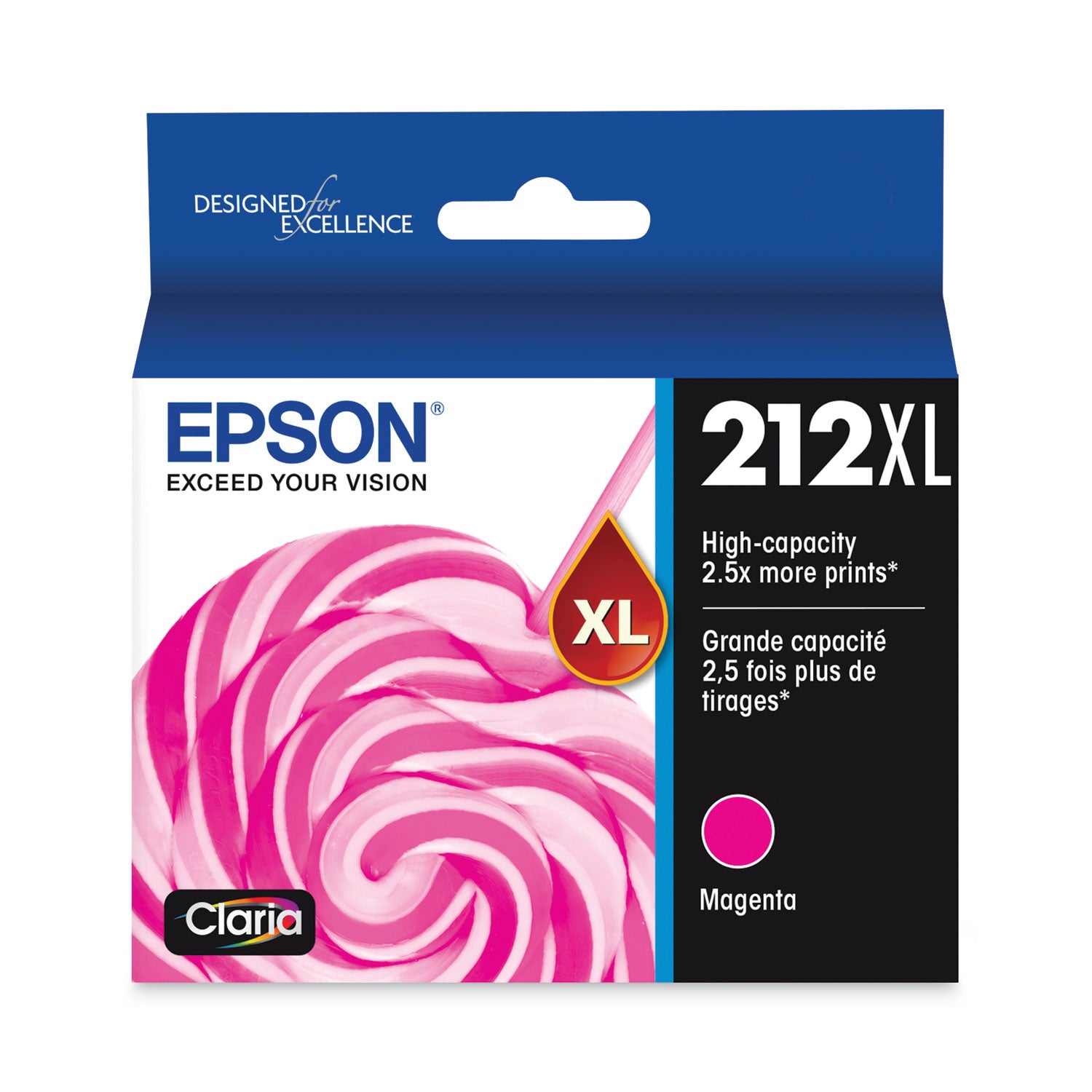 Epson T212XL320S (212XL) Claria High-Yield Ink, 350 Page-Yield, Magenta