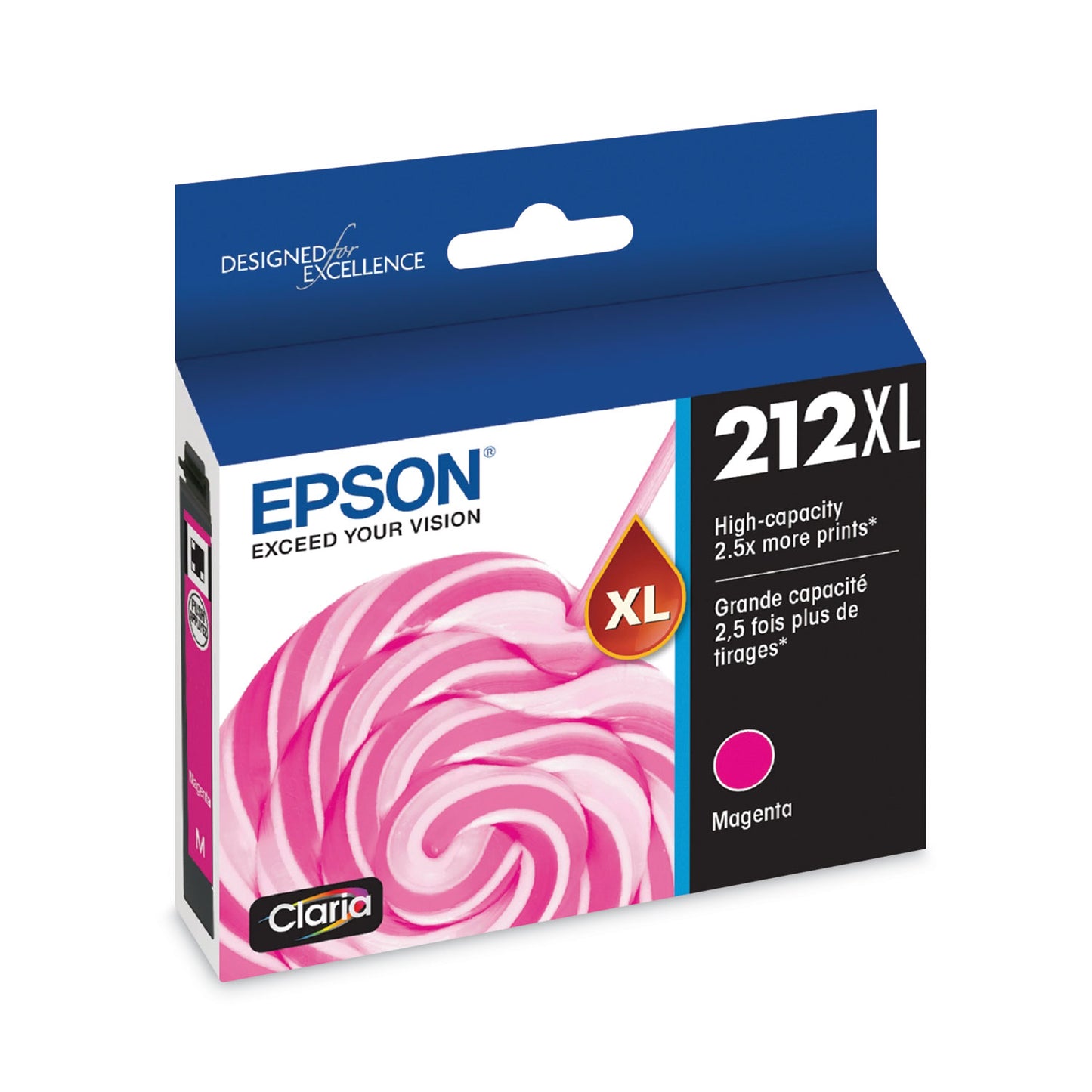 Epson T212XL320S (212XL) Claria High-Yield Ink, 350 Page-Yield, Magenta