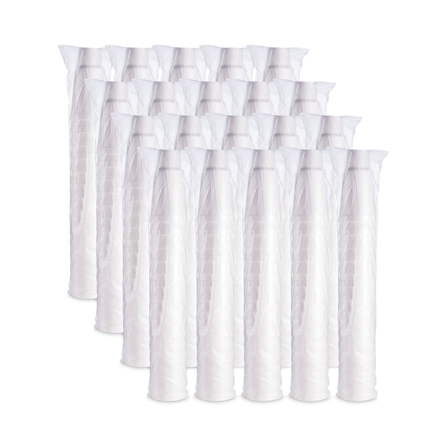 Dart J Cup Insulated Foam Pedestal Cups, 44 oz, White, 300/Carton (44AJ32)