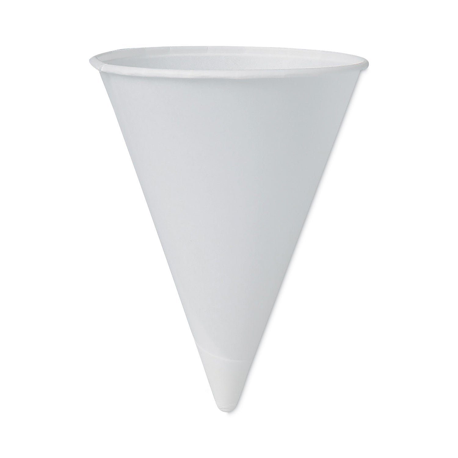 SOLO Cone Water Cups, Cold, Paper, 4 oz, White, 200/Pack (4BR)