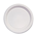 SOLO Bare Eco-Forward Clay-Coated Paper Dinnerware, ProPlanet Seal, Plate, 6" dia, White, 1,000/Carton (HP6BWH)