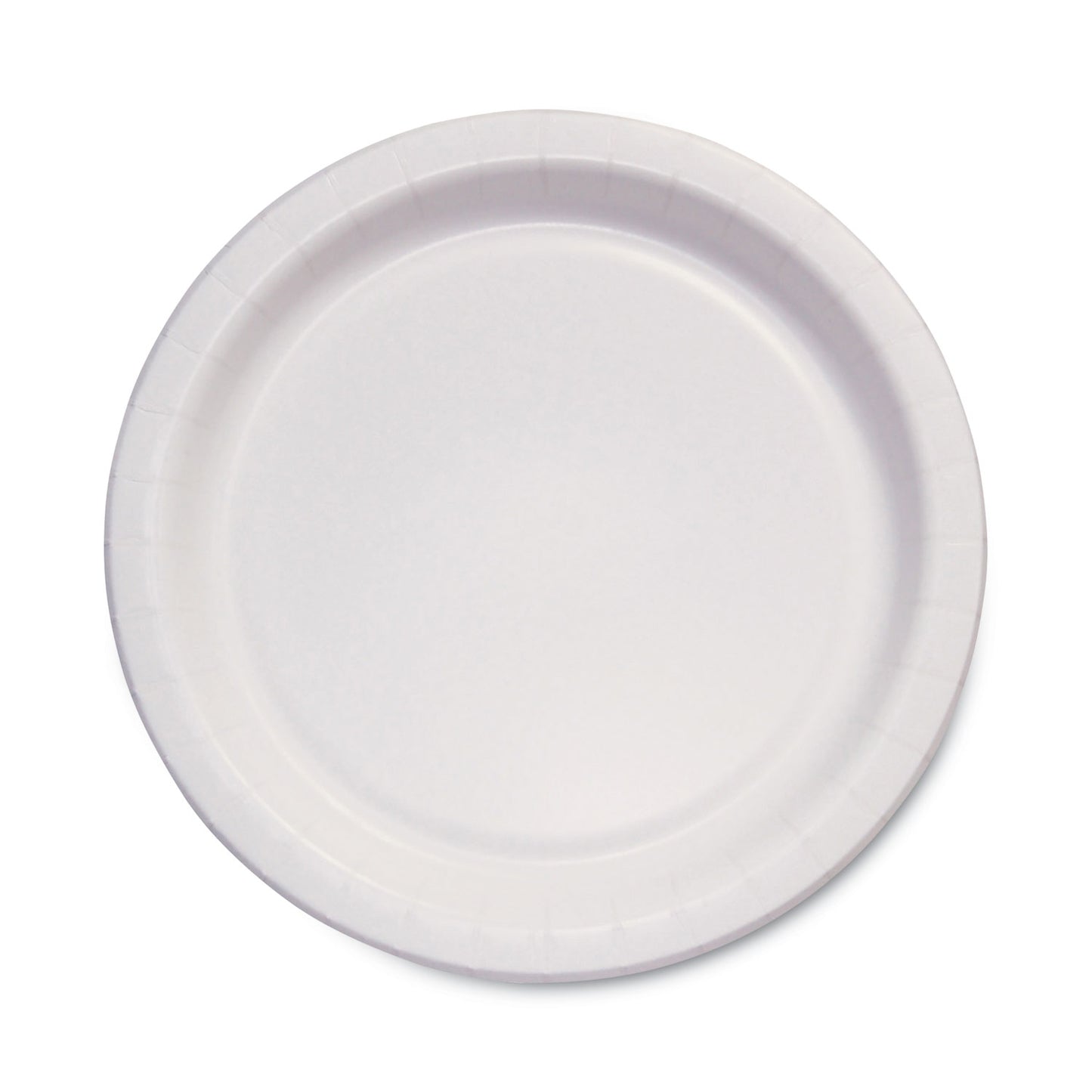 SOLO Bare Eco-Forward Clay-Coated Paper Dinnerware, ProPlanet Seal, Plate, 6" dia, White, 1,000/Carton (HP6BWH)