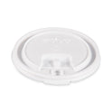 SOLO Lift Back and Lock Tab Lids for Paper Cups, Fits 10 oz Cups, White, 100/Sleeve, 10 Sleeves/Carton (LB3101)