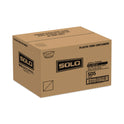 SoloServe Dome Cup Lids, Fits 5 oz to 8 oz Containers, Clear, 50/Pack 20 Packs/Carton (SDL58)