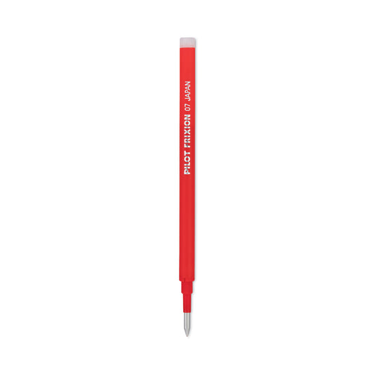 Refill for Pilot FriXion Erasable, FriXion Ball, FriXion Clicker and FriXion LX Gel Ink Pens, Fine Tip, Red Ink, 3/Pack (77332)