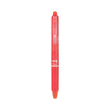 Pilot FriXion Clicker Erasable Gel Pen, Retractable, Fine 0.7 mm, Red Ink, Red Barrel (31452)