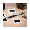 Pilot Precise Gel BeGreen Gel Pen, Retractable, Fine 0.7 mm, Black Ink, Smoke Barrel, Dozen (15001)