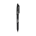 Pilot FriXion Ball Erasable Gel Pen, Stick, Fine 0.7 mm, Black Ink, Black/White Barrel (31550)