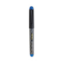 Pilot Varsity Fountain Pen, Medium 1 mm, Blue Ink, Clear/Black/Blue Barrel (90011)