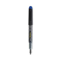 Pilot Varsity Fountain Pen, Medium 1 mm, Blue Ink, Clear/Black/Blue Barrel (90011)