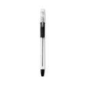 Pilot EasyTouch Ballpoint Pen, Stick, Fine 0.7 mm, Black Ink, Clear/Black Barrel, Dozen (32001)