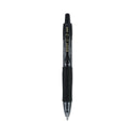 Pilot G2 Mini Gel Pen, Retractable, Fine 0.7 mm, Black Ink, Smoke/Black Barrel, 4/Pack (31734)