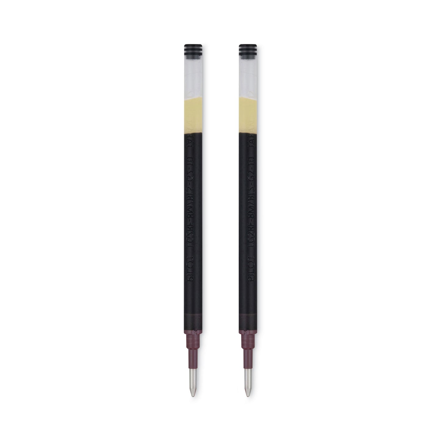 Refill for Pilot G2 Gel Ink Pens, Bold Conical Tip, Black Ink, 2/Pack (77289)