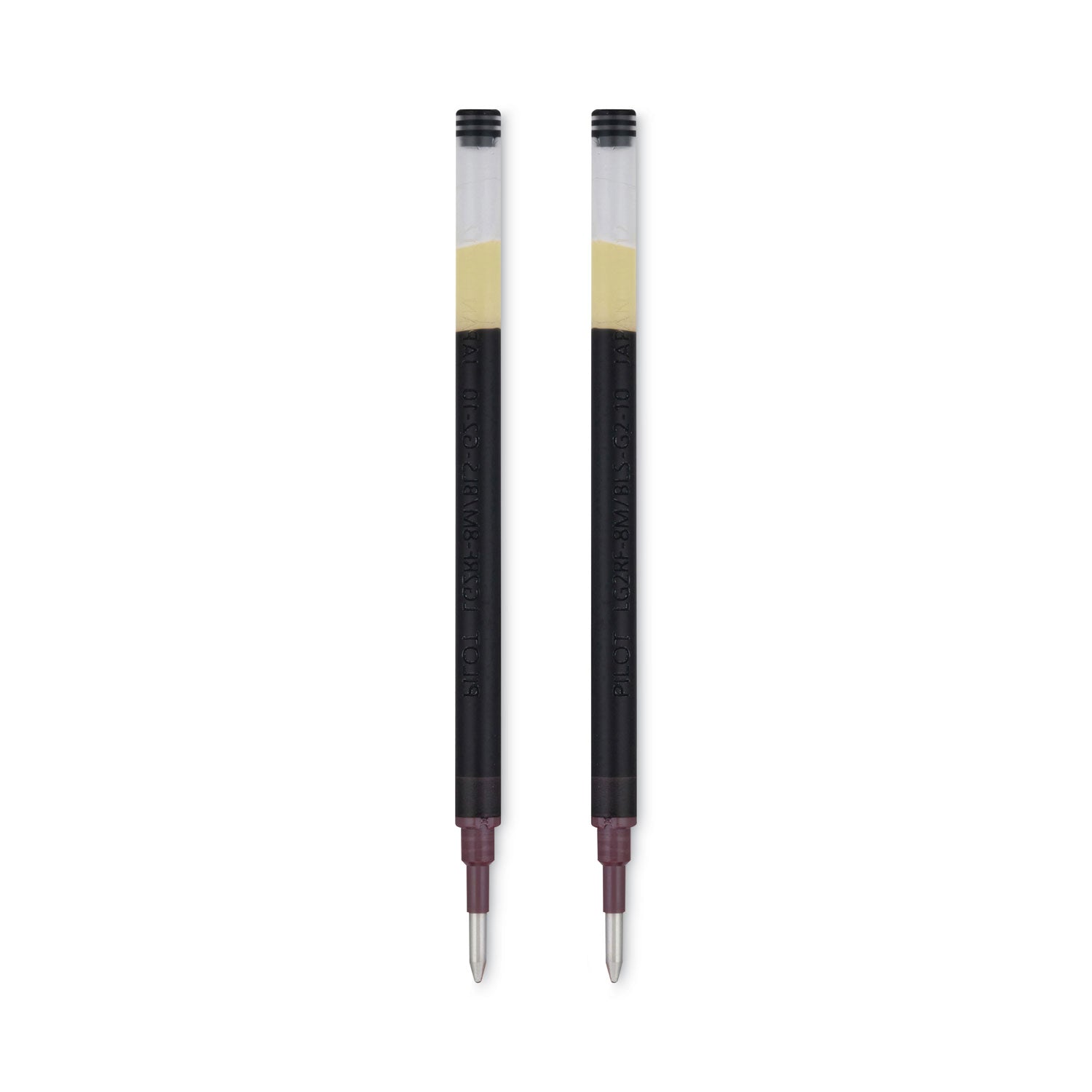 Refill for Pilot G2 Gel Ink Pens, Bold Conical Tip, Black Ink, 2/Pack (77289)