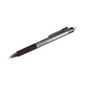 Pilot FriXion Clicker Erasable Gel Pen, Retractable, Extra-Fine 0.5 mm, Black Ink, Black Barrel, Dozen (32520)