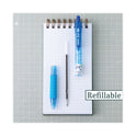 Pilot B2P Bottle-2-Pen Recycled Ballpoint Pen, Retractable, Medium 1 mm, Assorted Ink Colors, Translucent Blue Barrel, 36/Pack (57050)