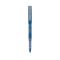 Pilot Precise V7 Roller Ball Pen, Stick, Fine 0.7 mm, Blue Ink, Blue/Clear Barrel, Dozen (35349)