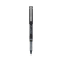 Pilot Precise V7 Roller Ball Pen, Stick, Fine 0.7 mm, Black Ink, Black/Clear Barrel, Dozen (35346)