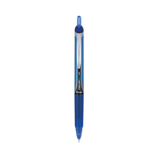 Pilot Precise V7RT Roller Ball Pen, Retractable, Fine 0.7 mm, Blue Ink, Blue Barrel (26068)