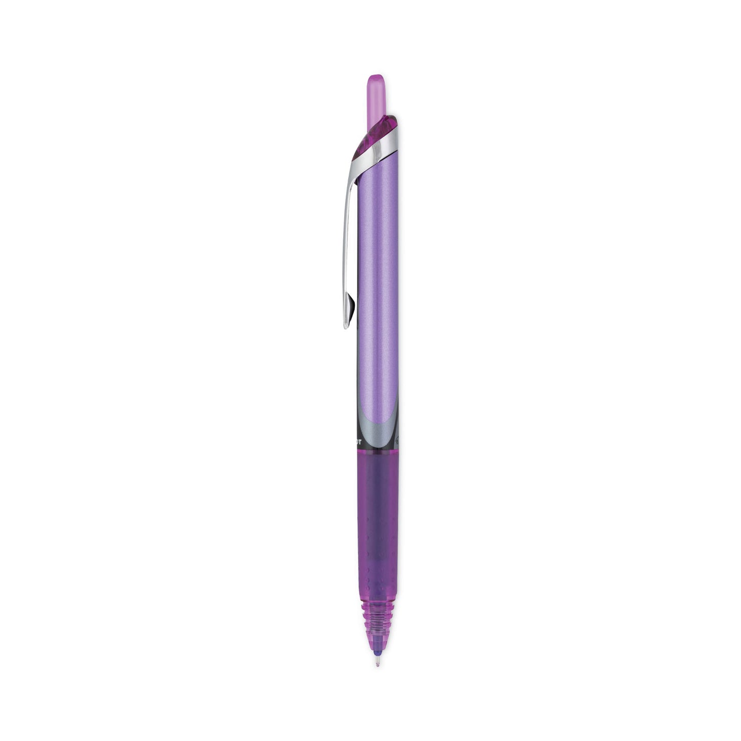 Pilot Precise V5RT Roller Ball Pen, Retractable, Extra-Fine 0.5 mm, Purple Ink, Purple Barrel (26066)