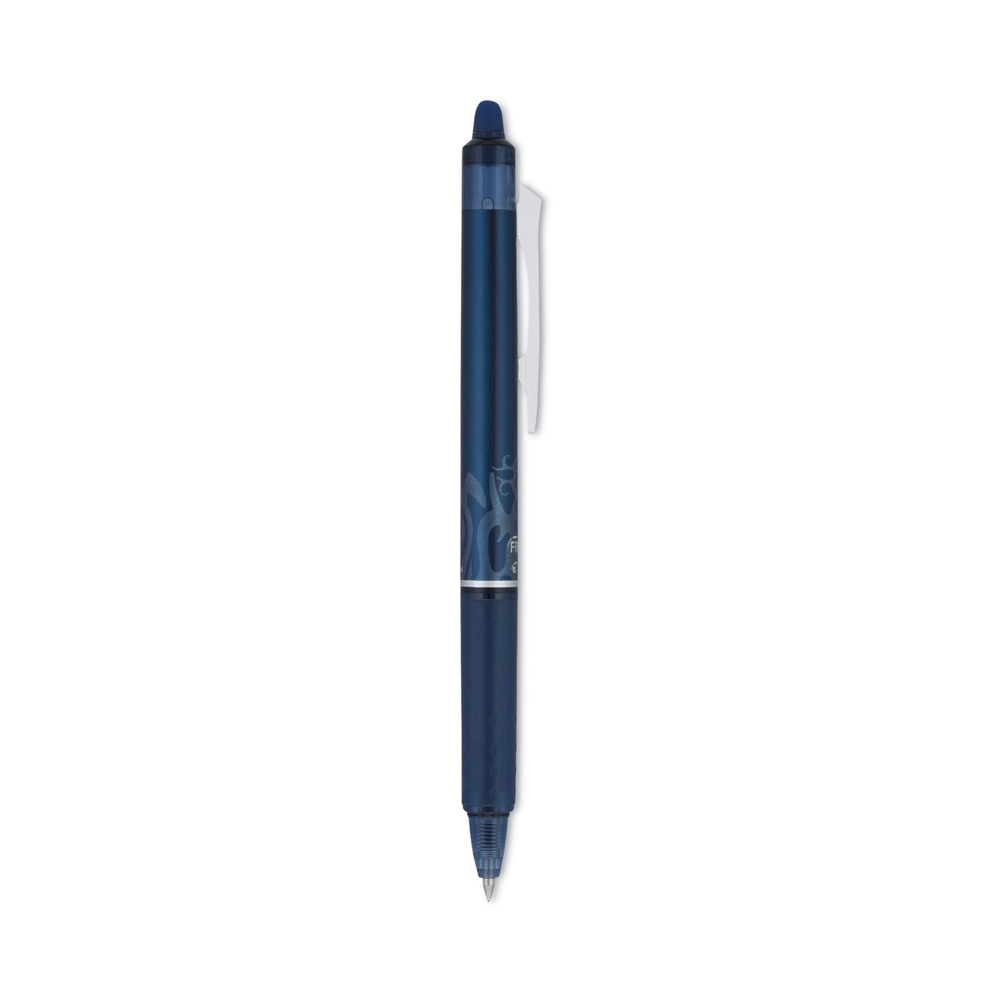 Pilot FriXion Clicker Erasable Gel Pen, Retractable, Fine 0.7 mm, Navy Ink, Navy Barrel (31457)