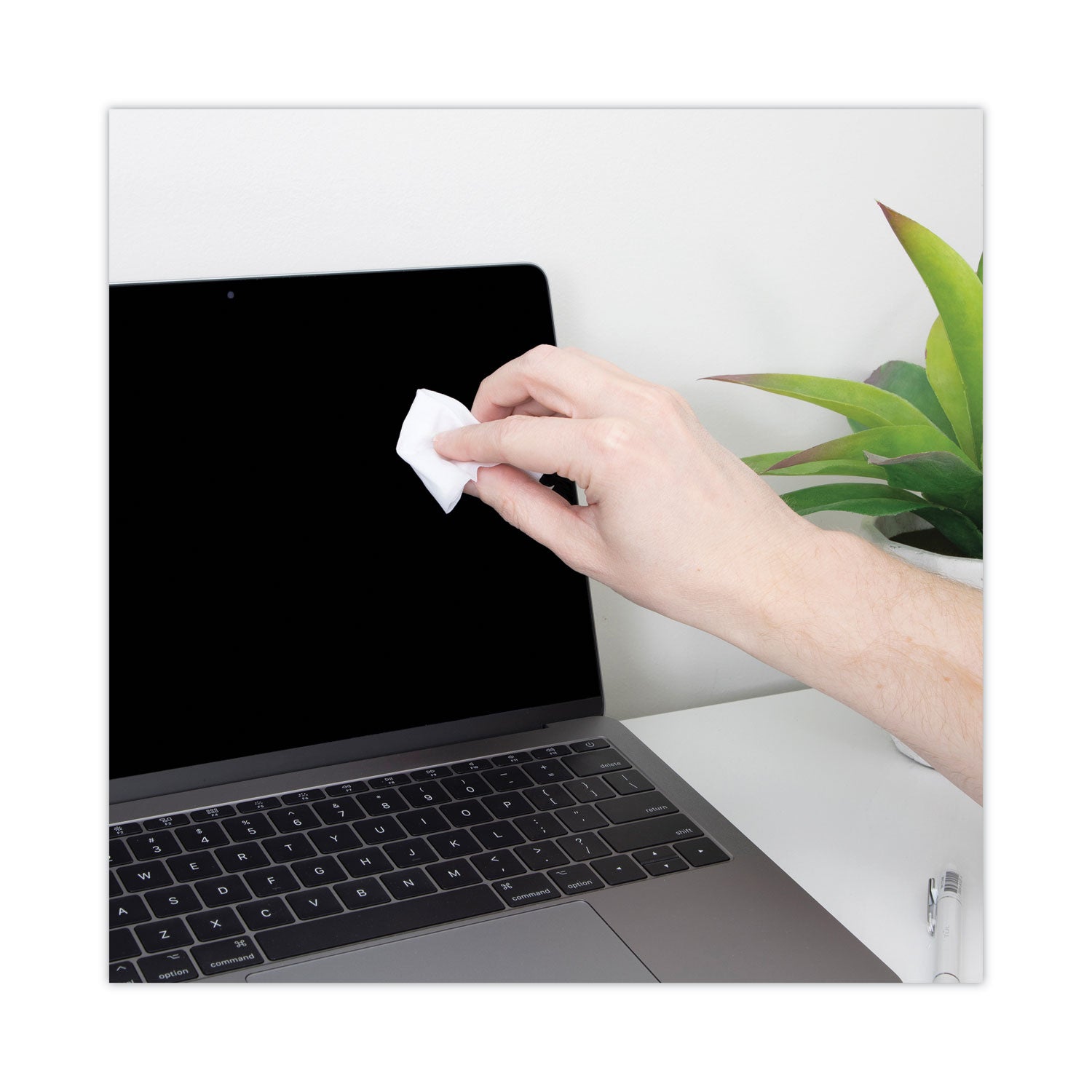 Read Right OneStep Screen Cleaner, 5 x 5, Unscented, 24/Box (RR1209)