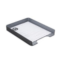 Advantus Fusion Letter Tray, 1 Section, Letter Size Files, 9.75" x 12.5" x 1.75", Black (37678)