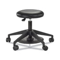 Safco Lab Stool, Backless, Supports Up to 250 lb, 19.25" to 24.25" Seat Height, Black (3437BL)