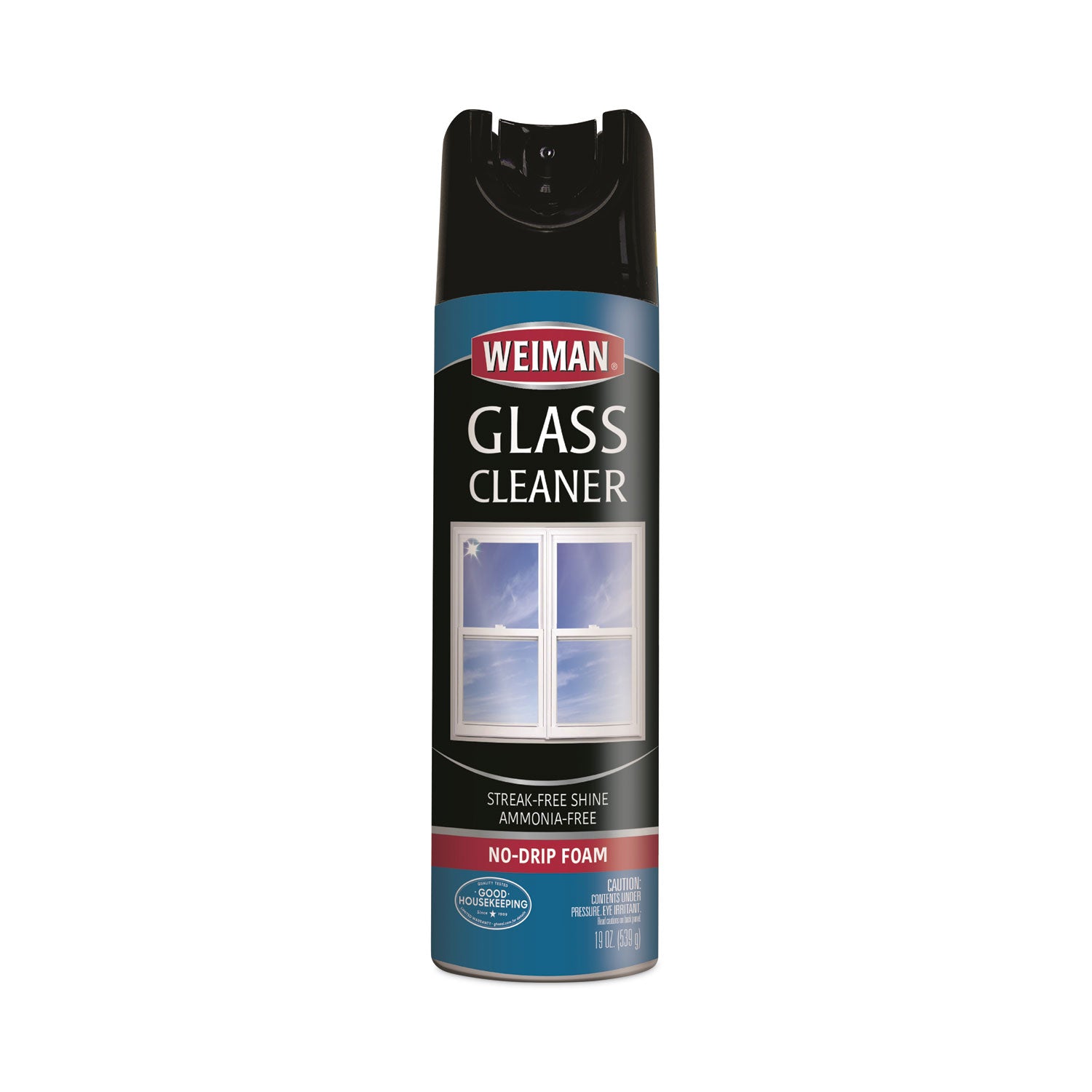 WEIMAN Foaming Glass Cleaner, 19 oz Aerosol Spray Can, 6/Carton (10CT)