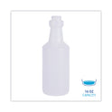 Boardwalk Handi-Hold Spray Bottle, 16 oz, Clear, 24/Carton (00016)