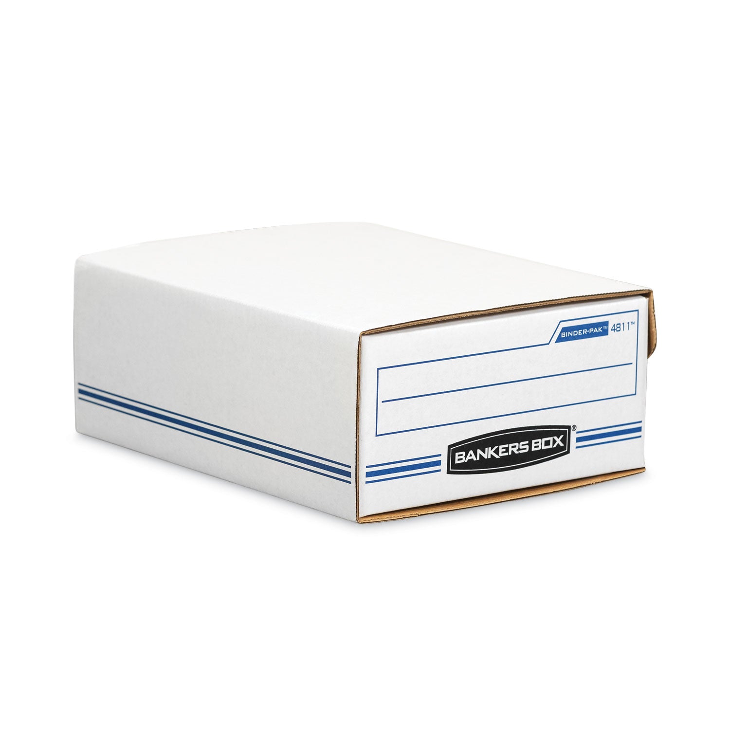 Bankers Box LIBERTY BINDER-PAK, Letter Files, 9.13" x 11.38" x 4.38", White/Blue (48110)