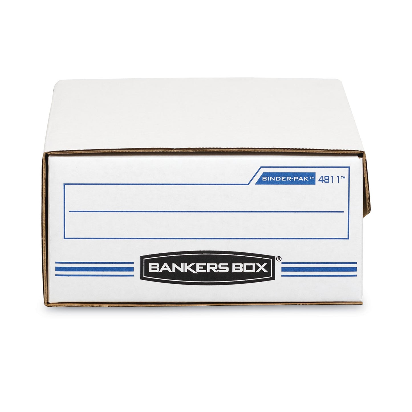 Bankers Box LIBERTY BINDER-PAK, Letter Files, 9.13" x 11.38" x 4.38", White/Blue (48110)