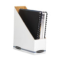 Bankers Box Stor/File Corrugated Magazine File, 4 x 9.25 x 11.75, White, 12/Carton (10723)