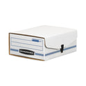 Bankers Box LIBERTY BINDER-PAK, Letter Files, 9.13" x 11.38" x 4.38", White/Blue (48110)