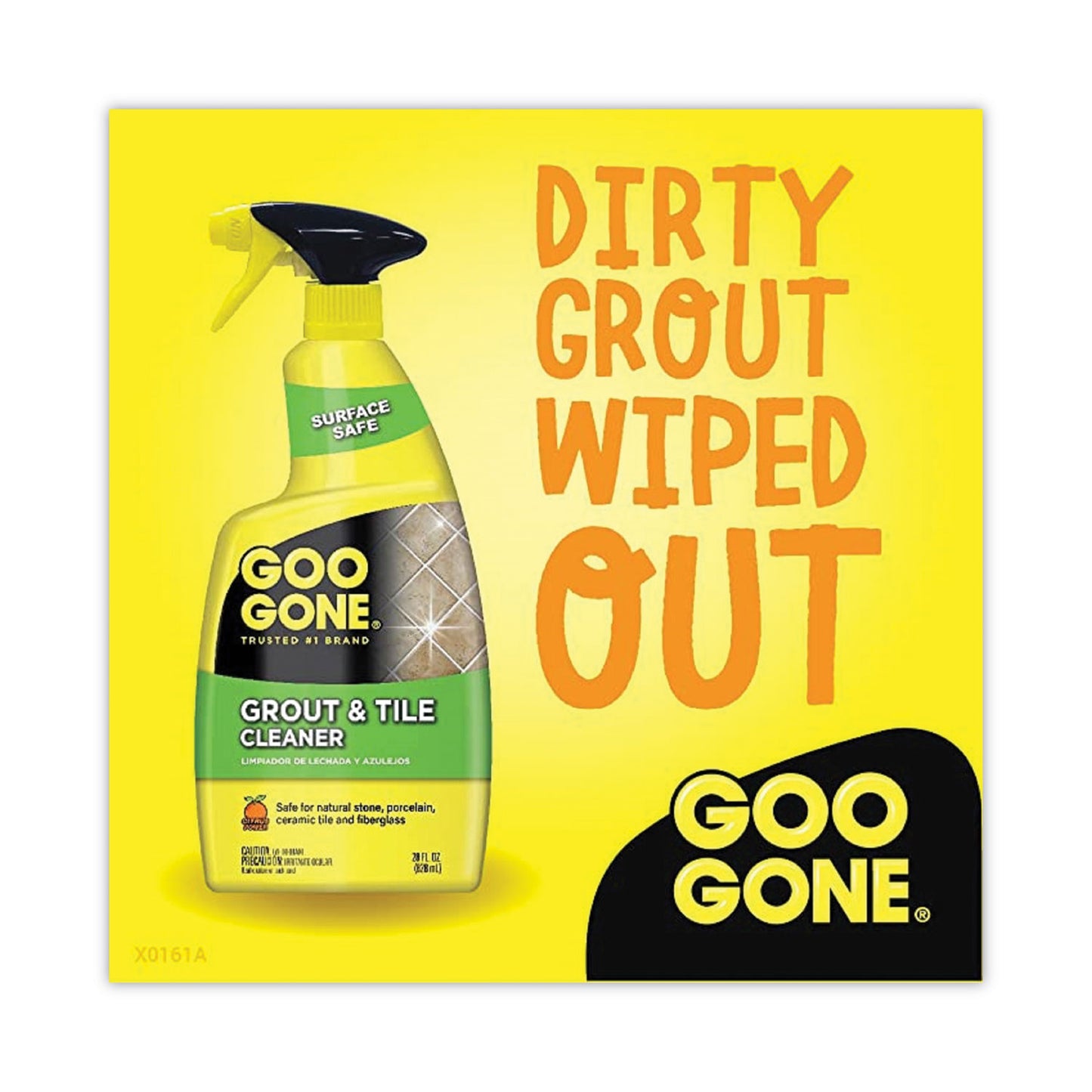 Goo Gone Grout and Tile Cleaner, Citrus Scent, 28 oz Trigger Spray Bottle (2054AEA)