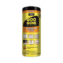 Goo Gone Clean Up Wipes, 1-Ply, 8 x 7, Citrus Scent, White, 24/Canister, 4 Canisters/Carton (2000)