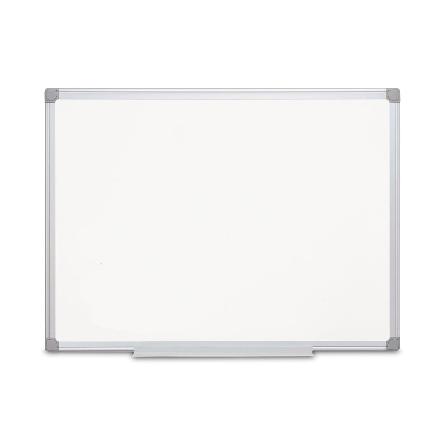 MasterVision Earth Silver Easy-Clean Dry Erase Board, 36 x 24, White Surface, Silver Aluminum Frame (CR0620790)